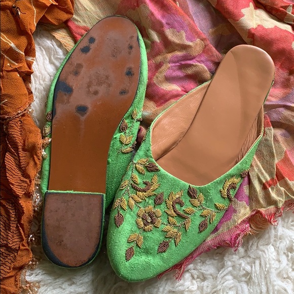 Indian scarf, swim cover, slide shoes, bangles Lot - Picture 2 of 8